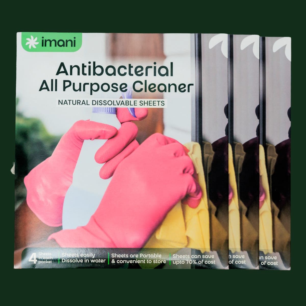 Antibacterial Cleaner packs
